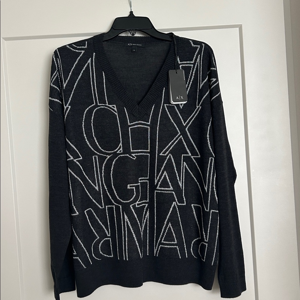 A/X ARMANI EXCHANGE PULLOVER SWEATER SHIRT TOP SIZE XL MARP $110.00 NWT